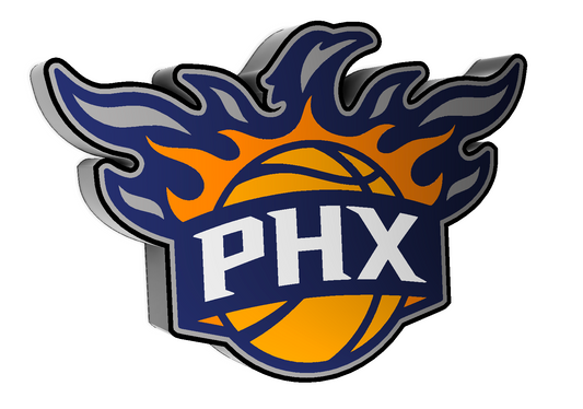 Phoenix Suns NBA Mancave LED LIGHT BOX