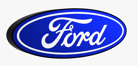 Ford led light box mancave