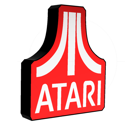 Atari Retro led light box mancave