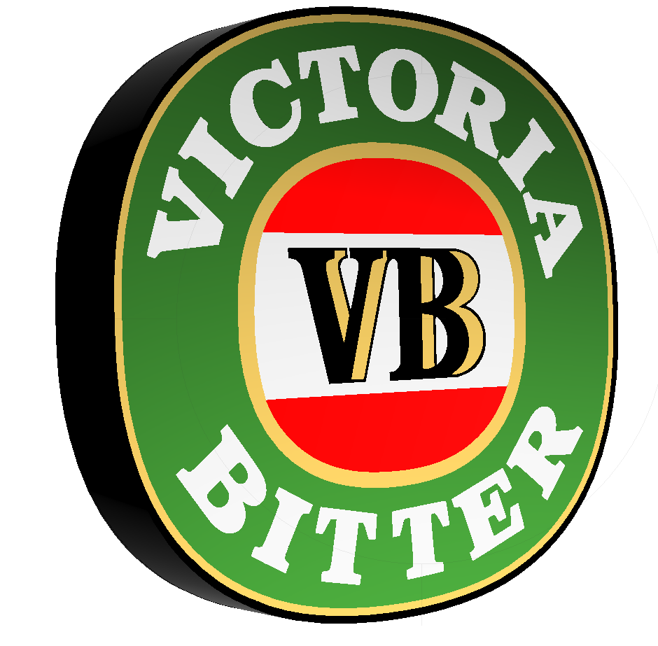 Victoria Bitter Beer Retro sign man cave led light box