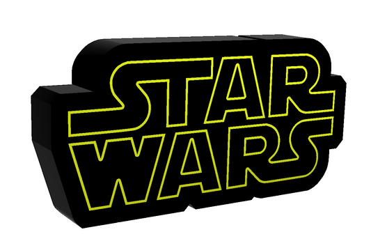 Star Wars led light box movie sign