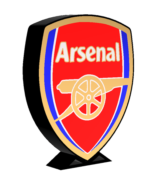 Arsenal led light box man cave