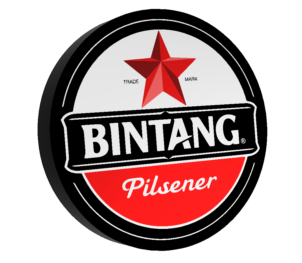Bingtang beer Pilsner logo led light box