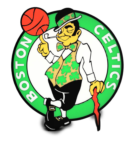 Boston Celtics man cave led light box