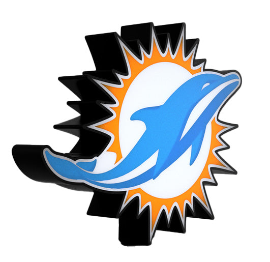 Miami Dolphins Man cave led light box – GEO PRINT