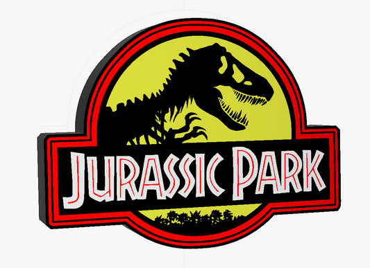 Durassic Park Led Light box Movie sign