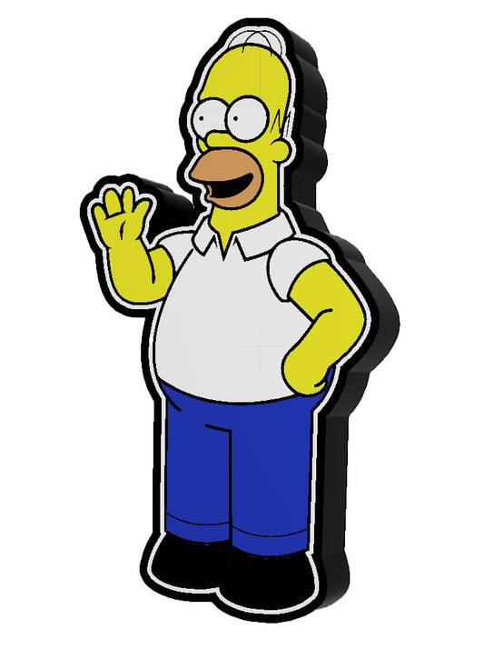 Homer Simpson light box