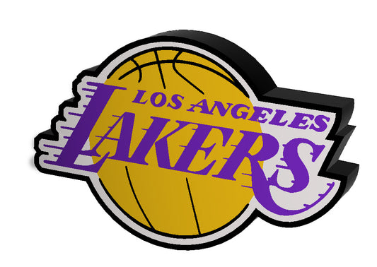 LA Lakers mancave light box led light