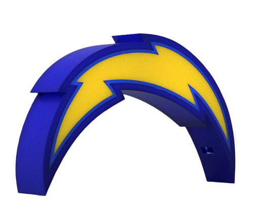 Las Angeles Chargers light box