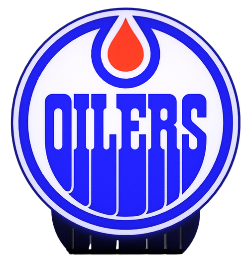 Edmonton Oilers NHL Mancave ledlight box