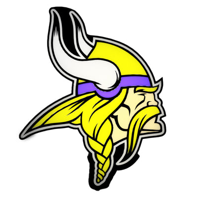 Minnesota Vikings light box with stand